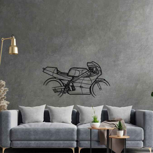 TZR250 RSP 1990 Metal Wall Art Bike Silhouettes | Wall Decor | Gift For Men - Pixelgears