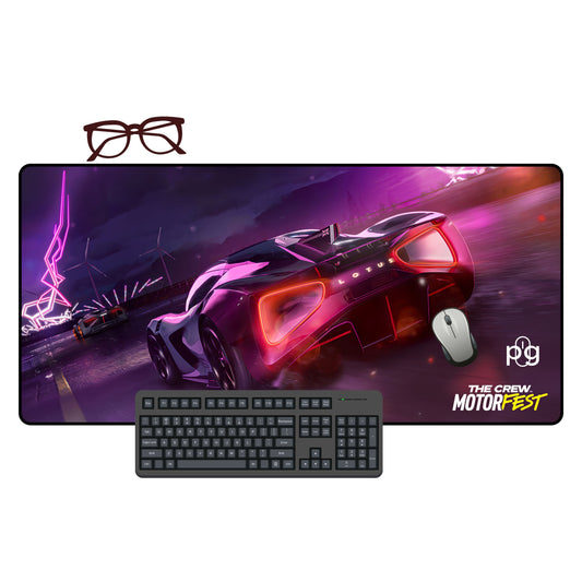 The Crew Motorfest Car Racing Track - XXL and XXXXL Mouse Pad - PixelGears