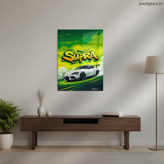 The Supra Legend Metal Poster | Aesthetic Pop Art Wall Decor & Painting