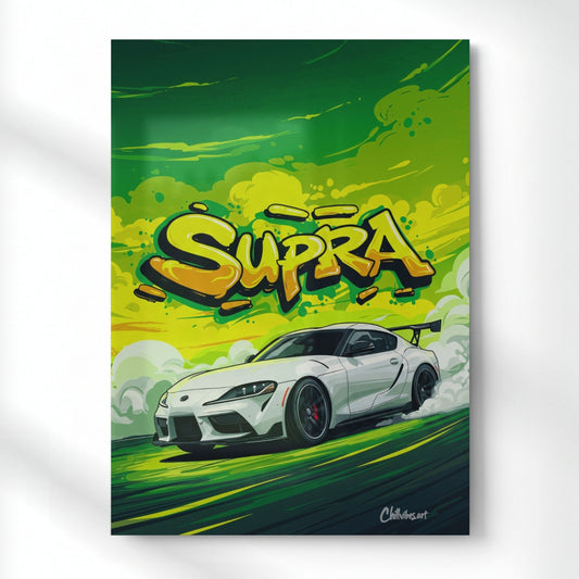 The Supra Legend Metal Poster | Aesthetic Pop Art Wall Decor & Painting
