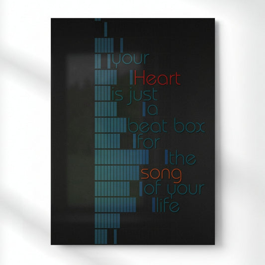 The song of your life Metal Poster | Aesthetic Pop Art Wall Decor & Painting