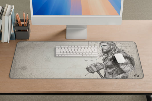 Thor LineArt - XXL and XXXXL Mouse Pad - PixelGears