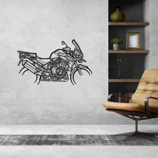 Tiger Explorer Silhouette  Bike Silhouettes | Wall Decor | Gift For Men - Pixelgears