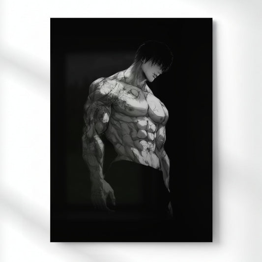 Toji: Zenin Clan's Ghost Metal Poster | Aesthetic Pop Art Wall Decor & Painting