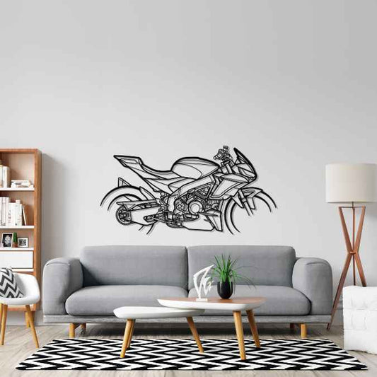 Tuono 2021 Metal Wall Art Bike Silhouettes | Wall Decor | Gift For Men - Pixelgears