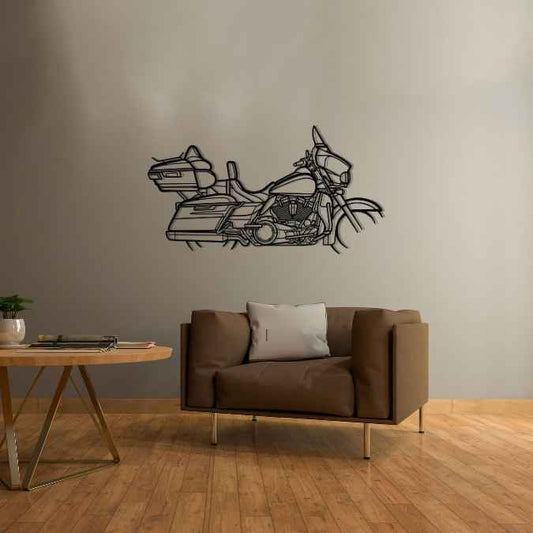 Ultra Glide Metal Wall Art Bike Silhouettes | Wall Decor | Gift For Men - Pixelgears