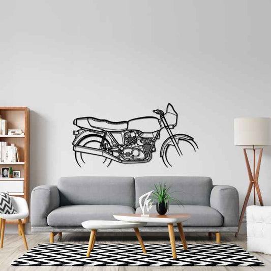 V1000 1981 Metal Wall Art Bike Silhouettes | Wall Decor | Gift For Men - Pixelgears