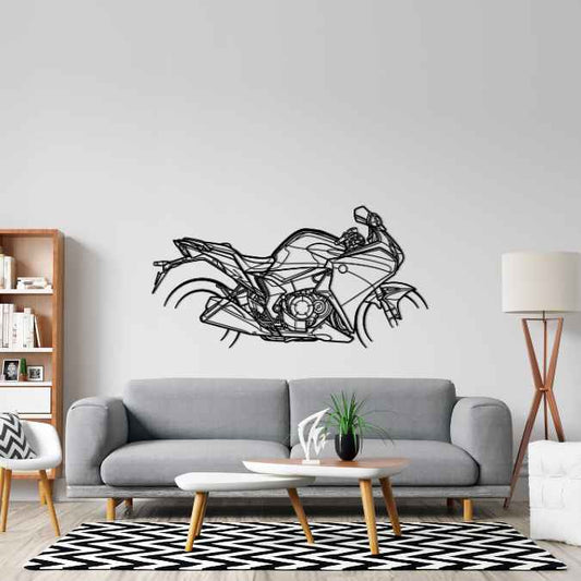 VFR 1200F 2012 Metal Wall Art Bike Silhouettes | Wall Decor | Gift For Men - Pixelgears
