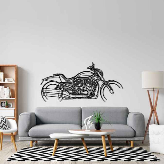 VRSCDX Night Rod Special 2012 Metal Wall Art Bike Silhouettes | Wall Decor | Gift For Men - Pixelgears