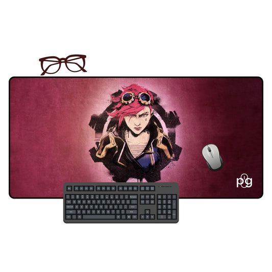 Vi Lol Graffiti Red - XXL and XXXXL Mouse Pad - PixelGears