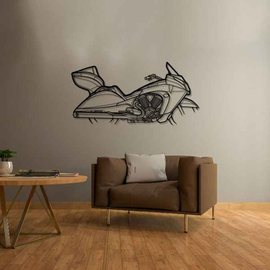 Vision Tour 2010 Silhouette Metal Wall Art Bike Silhouettes | Wall Decor | Gift For Men - Pixelgears