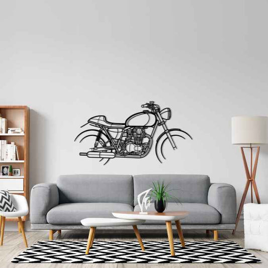 W650 2002 Metal Wall Art Bike Silhouettes | Wall Decor | Gift For Men - Pixelgears