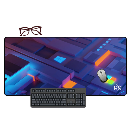 Windows Logo Glowing - XXL and XXXXL Mouse Pad - PixelGears