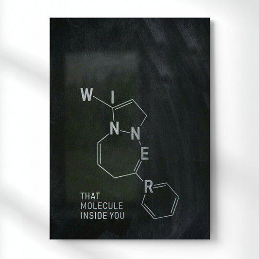 Winner Metal Poster | Aesthetic Pop Art Wall Decor & Painting