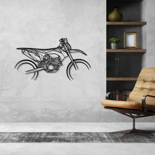 XCFW 2016 Metal Wall Art Bike Silhouettes | Wall Decor | Gift For Men - Pixelgears