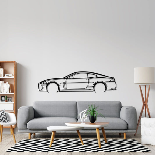 Jaguar XK Metal Wall Art Car Silhouette | Personalized Car Gift For Men - PixelGears