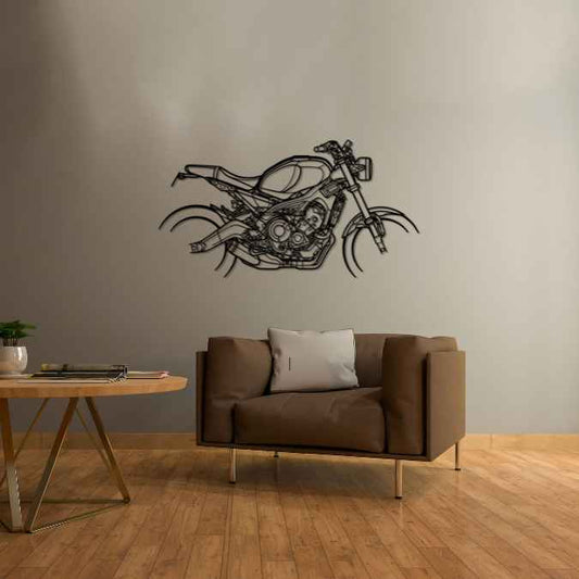 XSR 900 2019 Metal Wall Art Bike Silhouettes | Wall Decor | Gift For Men - Pixelgears