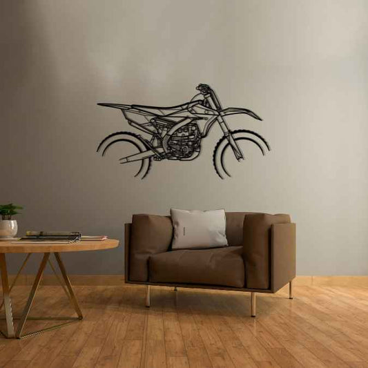 YZ-250-FX 2019 Metal Wall Art Bike Silhouettes | Wall Decor | Gift For Men - Pixelgears