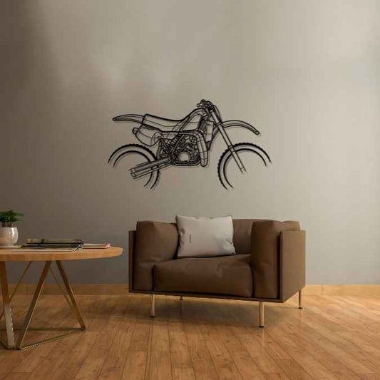 YZ250 1984 Metal Wall Art Bike Silhouettes | Wall Decor | Gift For Men - Pixelgears