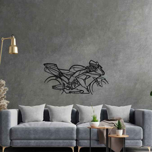 ZX10R 2007 Metal Wall Art Bike Silhouettes | Wall Decor | Gift For Men - Pixelgears