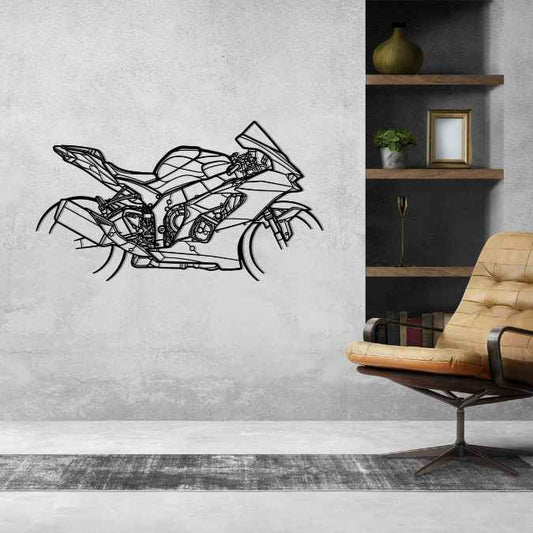 ZX10R 2021 Silhouette  Bike Silhouettes | Wall Decor | Gift For Men - Pixelgears
