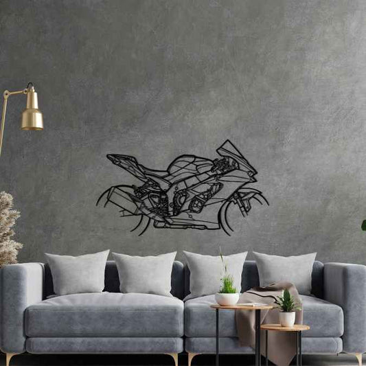 ZX10R 2021 Silhouette Bike Silhouettes | Wall Decor | Gift For Men - Pixelgears